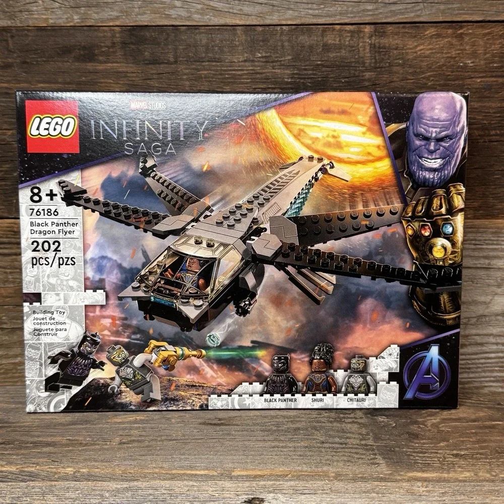 LEGO 76186 Black Panther Dragon Flyer Set NEW‎ Shuri Chitauri Marvel